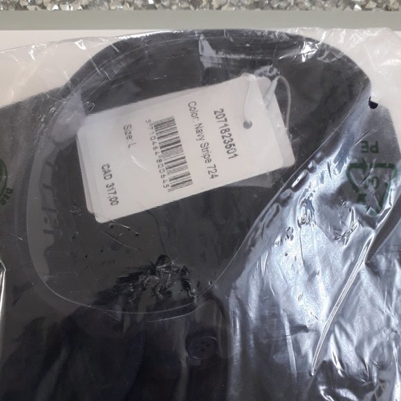 NWT - OVER 80% OFF NO NATIONALITY NN07 MENS NAVY STRIPE SHIRT - Picture 2 of 10